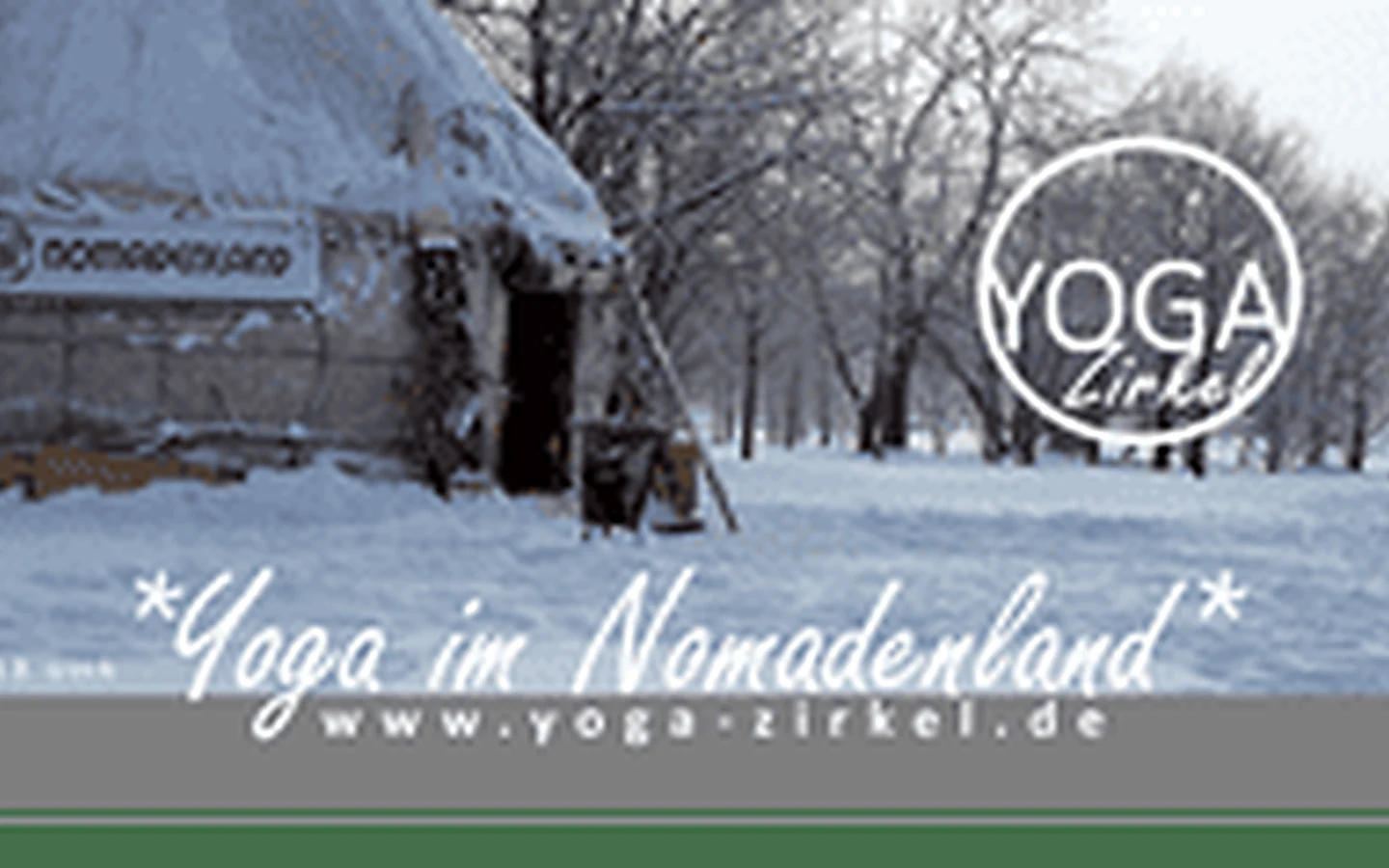 Yoga im Nomadenland im Winter